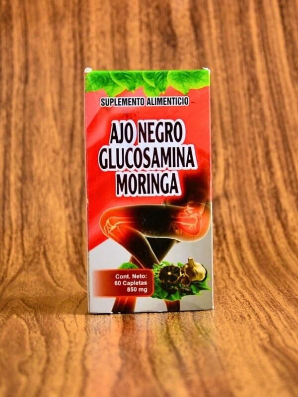 Ajo Negro Reforzado con Glucosamina y Moringa